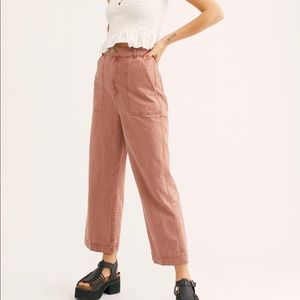 Free people Saturday sun straight leg trousers